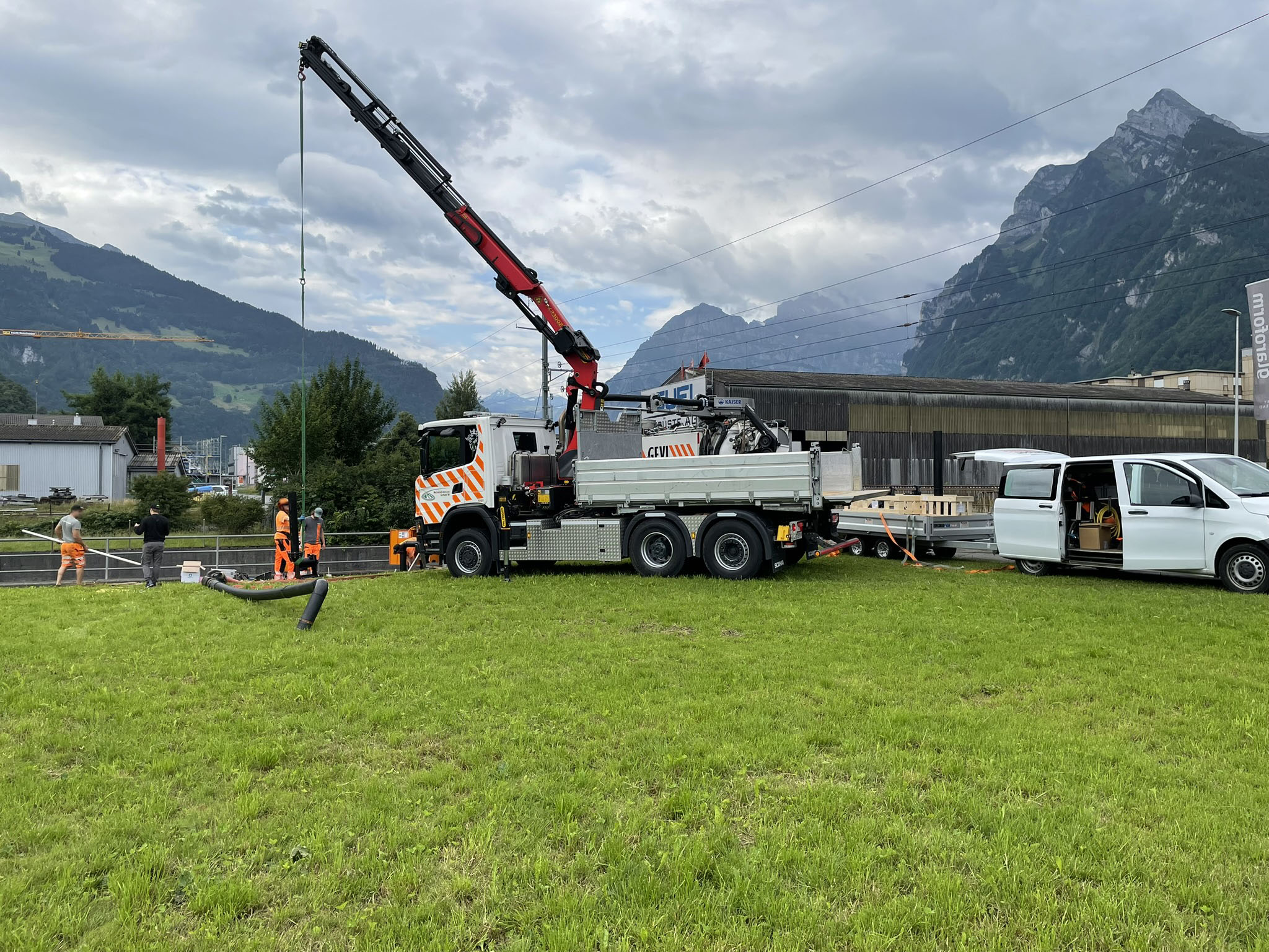 Road Drainage Pumping Station Upgrade in Glarus Nord, Switzerland
