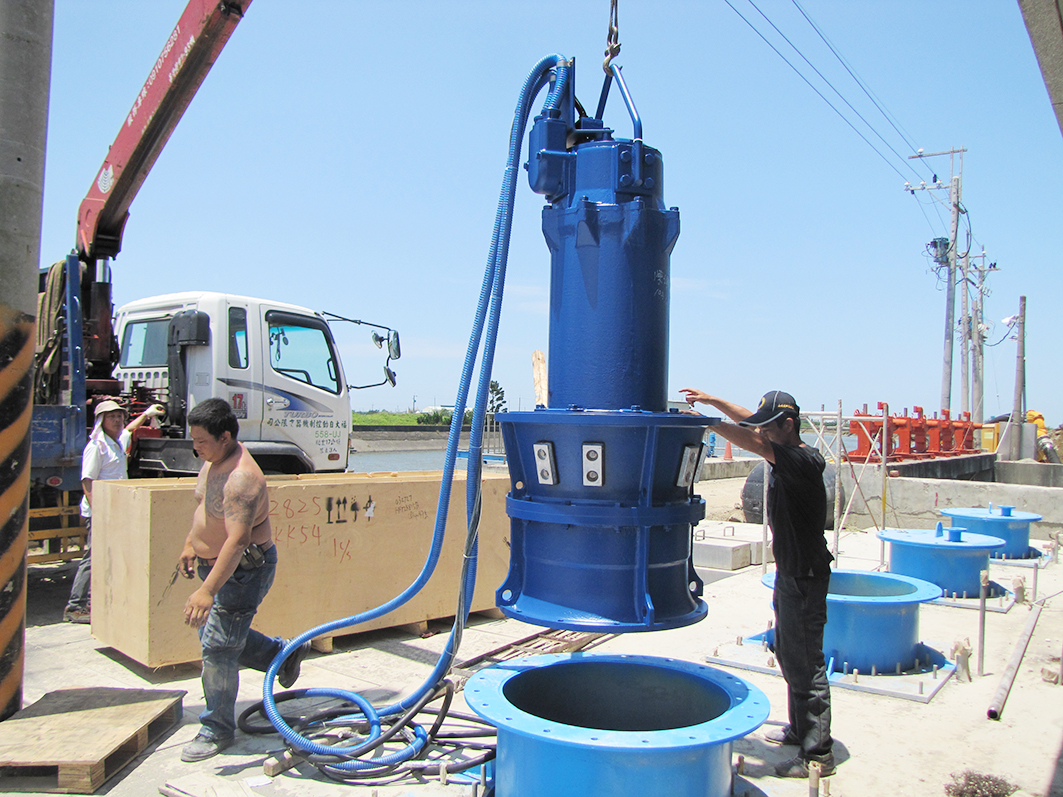 Improvement project for emergency purpose of Gangqian pump station at Dongshi Township, Chiayi County. Improvement project for emergency purpose of Gangqian pump station at Dongshi Township, Chiayi County.